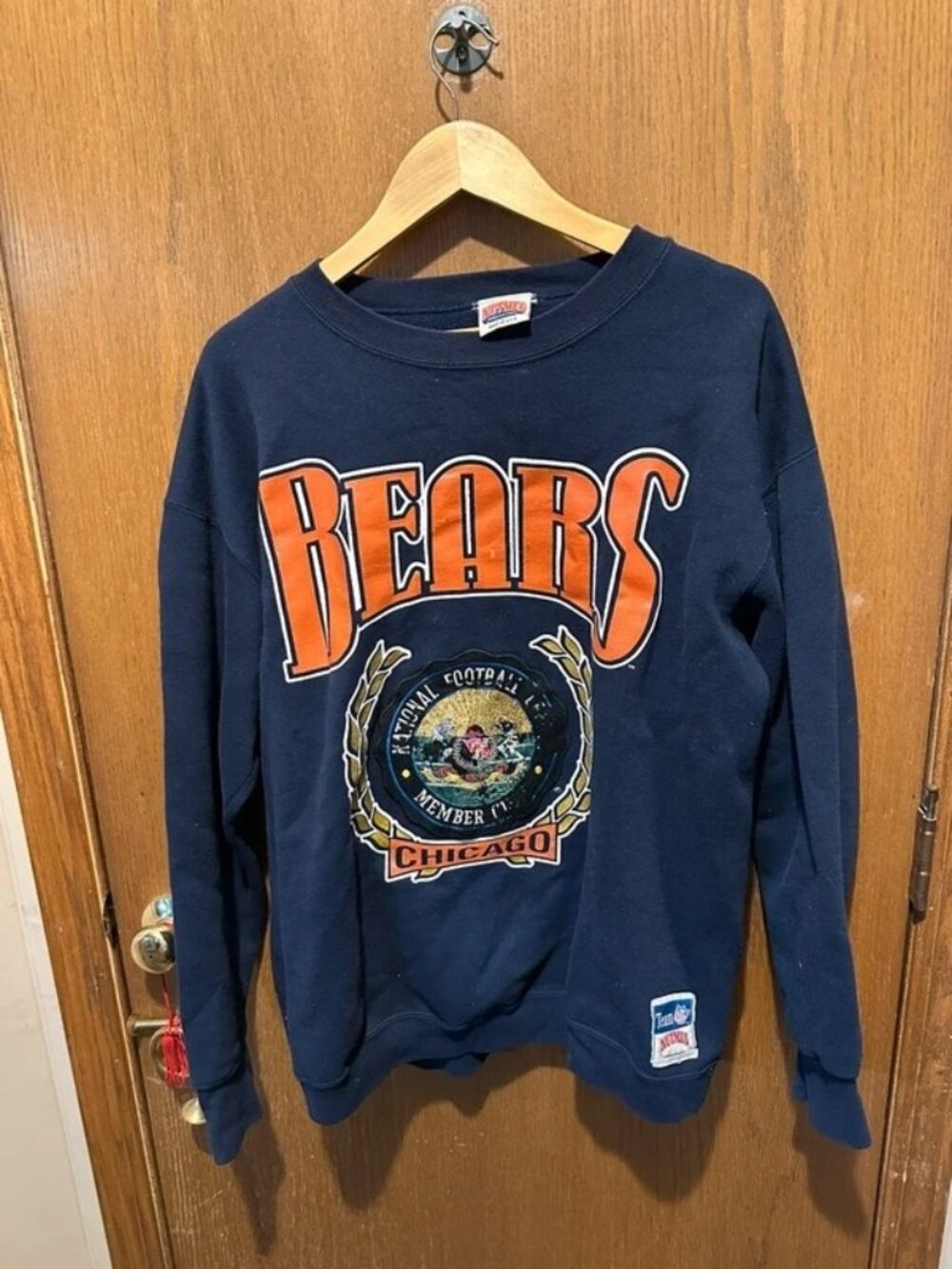 Vintage Nutmeg Chicago Bears Sweatshirt XL Made usa nfl Football Crewneck